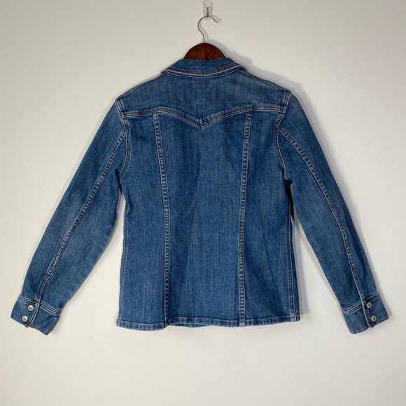 Vintage Gap Denim Snap up Jacket Sz M - Picture 6 of 6